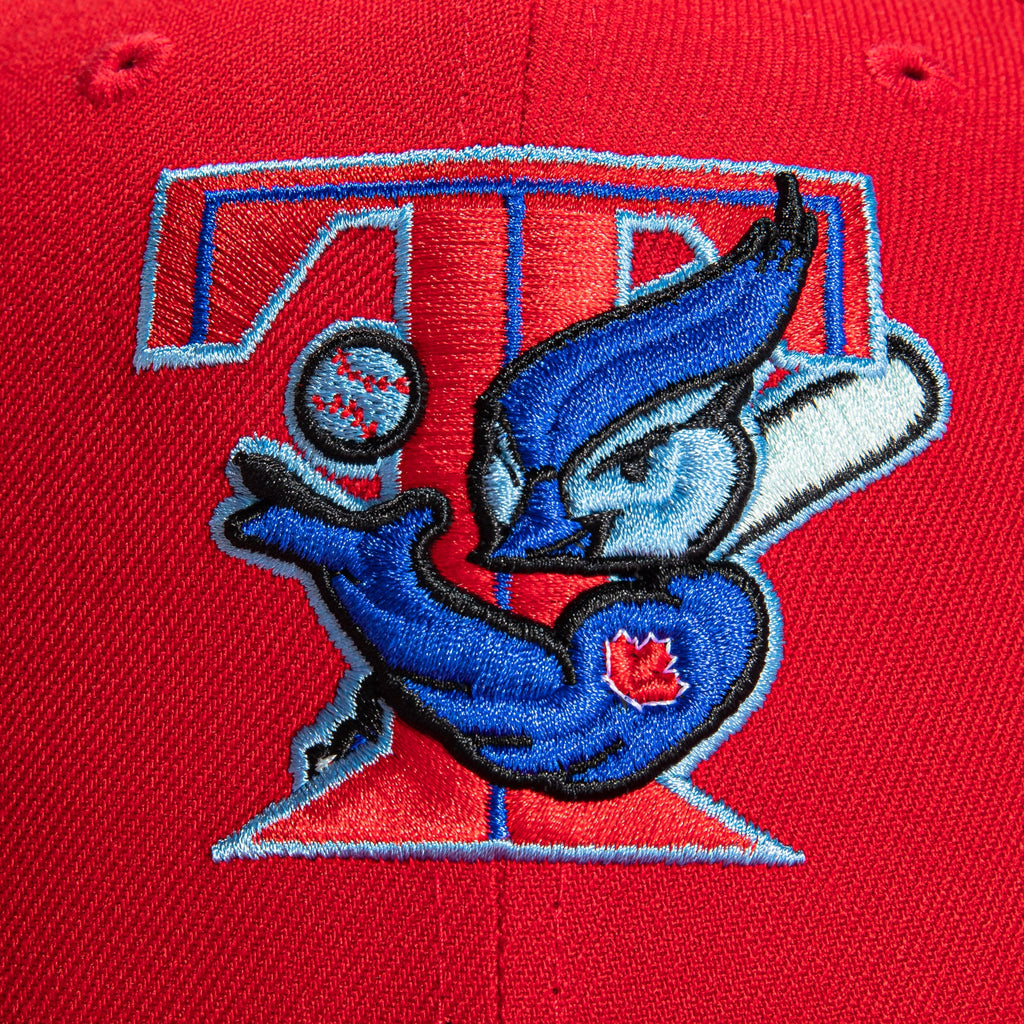 New Era Red Icy Toronto Blue Jays 30th Anniversary 59FIFTY Fitted Hat