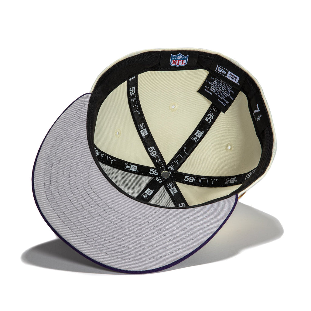 New Era Seattle Seahawks Chrome/Purple 10th Anniversary 59FIFTY Fitted Hat