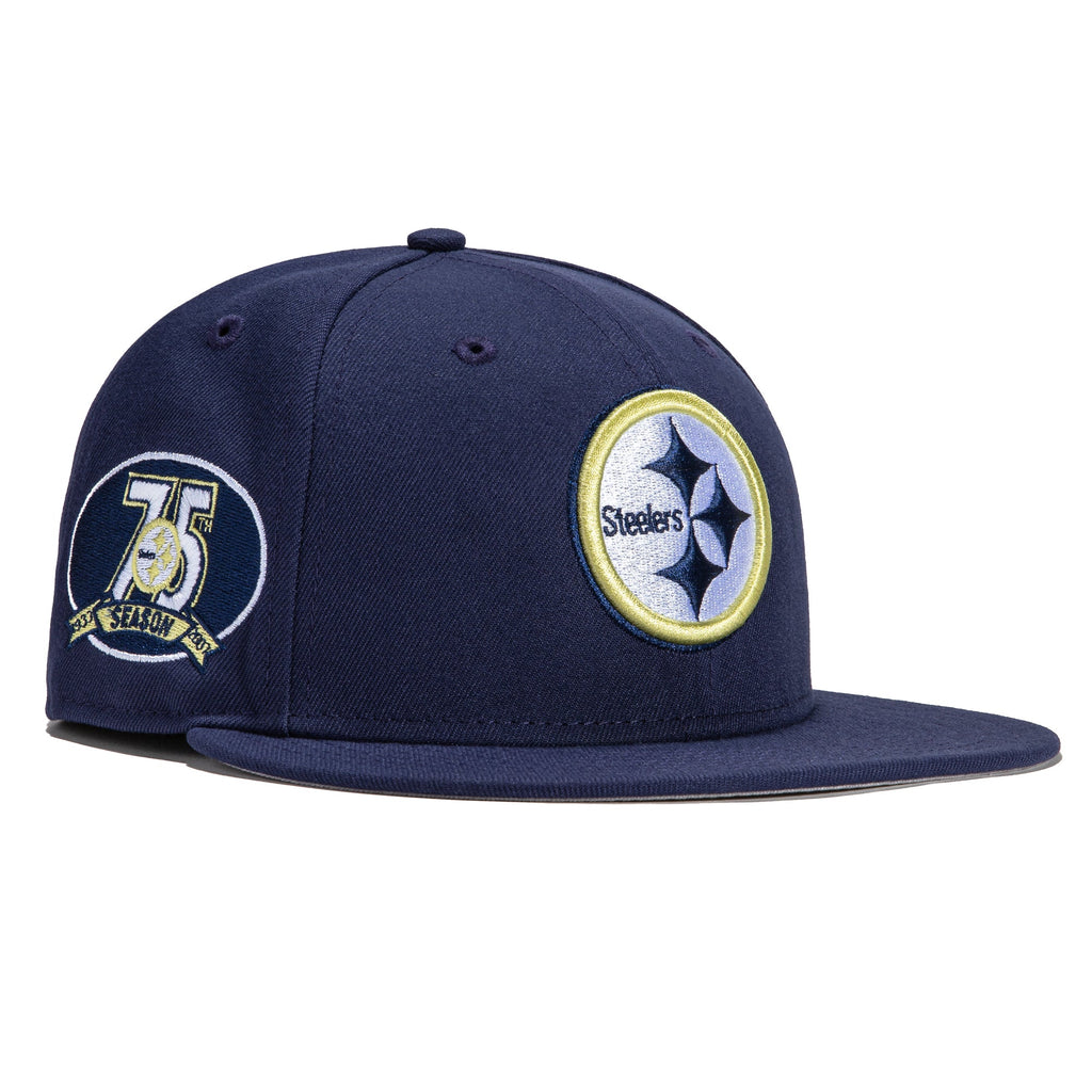 New Era Pittsburgh Steelers 75th Anniversary 59FIFTY Fitted Hat