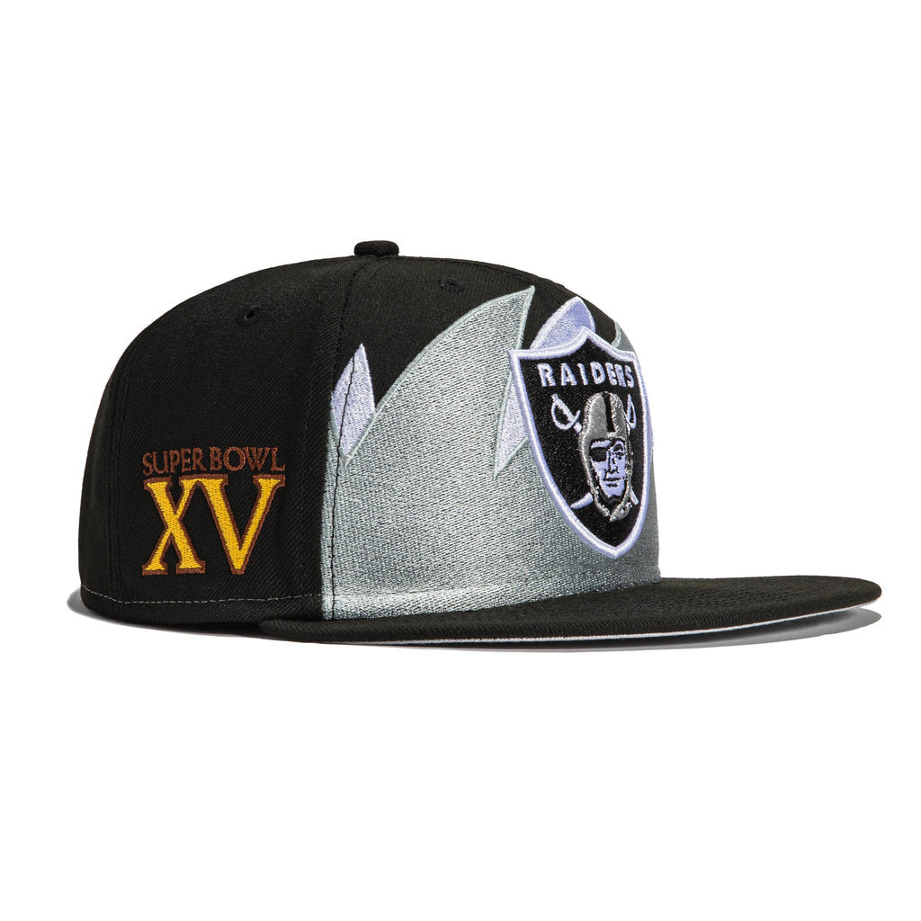 New Era Las Vegas Raiders SharkTooth 1981 Super Bowl Patch Hat 59FIFTY Fitted Hat