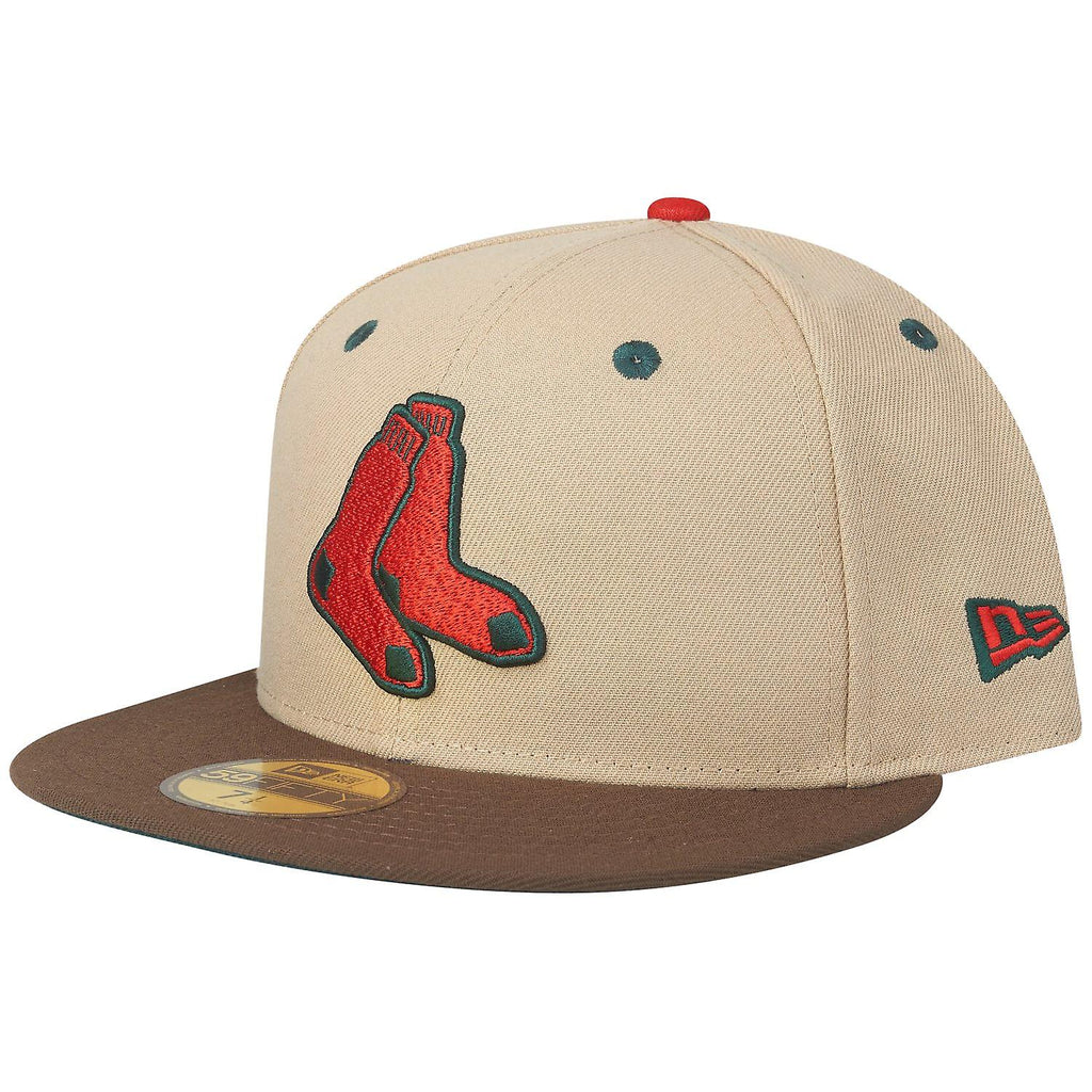 New Era Boston Red Sox Camel Beige 59FIFTY Fitted Hat
