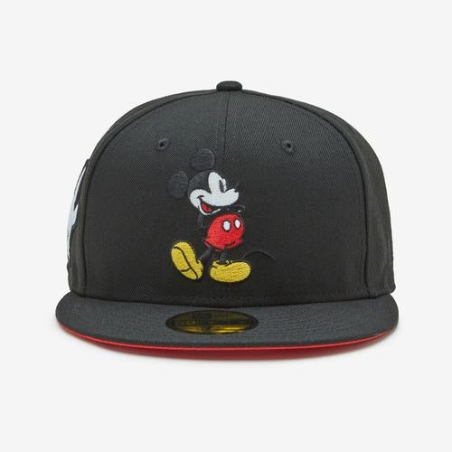 New Era Mickey Mouse Red Under Brim With Side Patch "TV Pack" 59FIFTY Fitted Hat