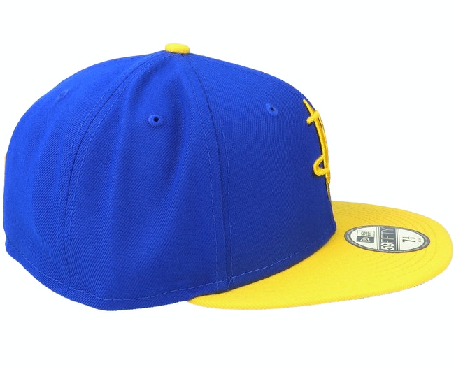 New Era Houston Rockets Royal Blue/Yellow Colorpack 59FIFTY Fitted Hat
