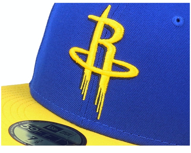 New Era Houston Rockets Royal Blue/Yellow Colorpack 59FIFTY Fitted Hat