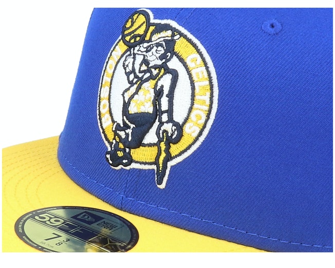 New Era Boston Celtics Royal Blue/Yellow Colorpack 59FIFTY Fitted Hat
