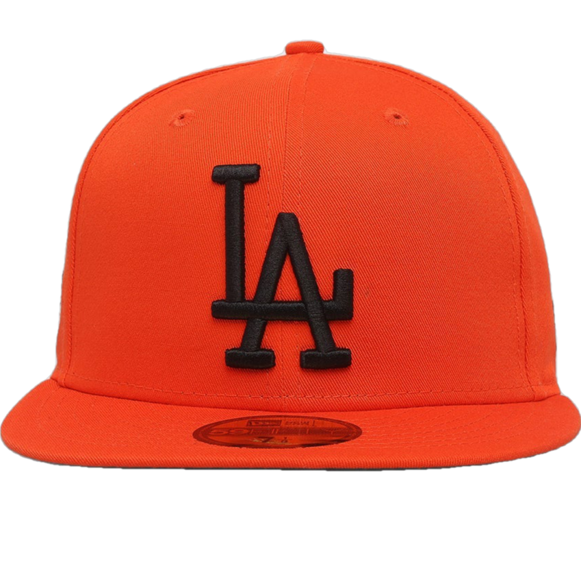 New Era x Culture Kings Los Angeles Dodgers 'Pumpkin Orange' 59FIFTY Fitted Hat