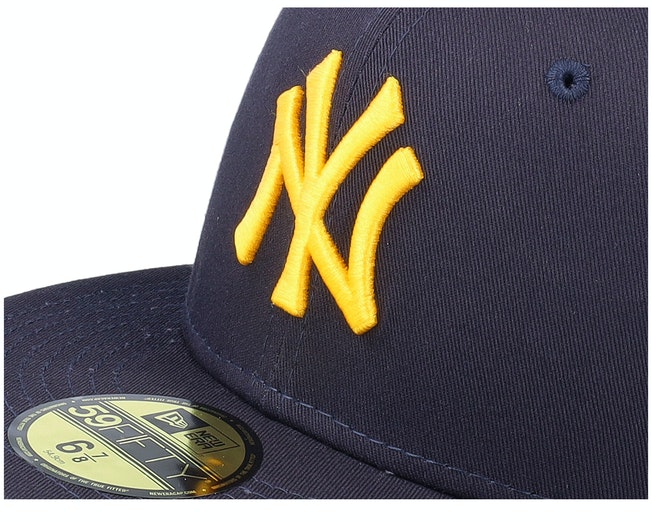 New Era New York Yankees Navy/Yellow 59FIFTY Fitted Hat