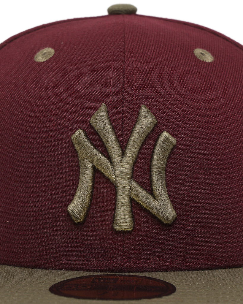 New Era x Culture Kings New York Yankees 'Burgundy World Series' 59FIFTY Fitted Hat