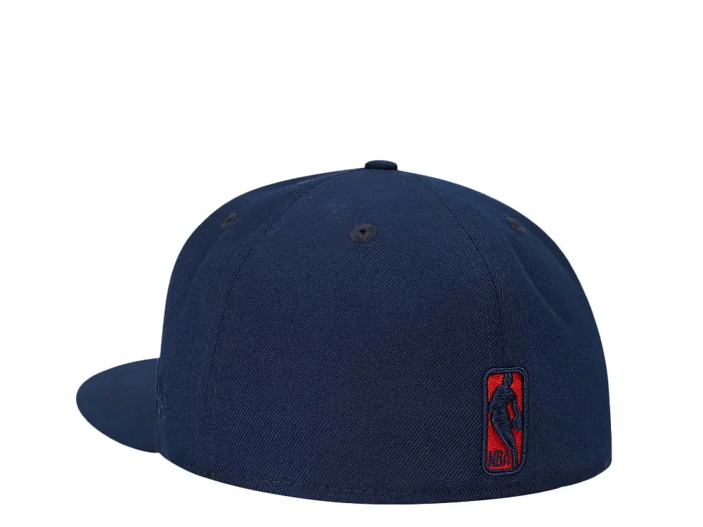 New Era Chicago Bulls 75th Anniversary Ocean Blue/Red 59FIFTY Fitted Hat