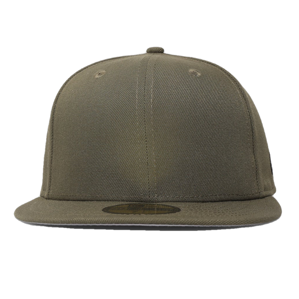 New Era Olive Blank 59FIFTY Fitted Hat New era olive blank 59fifty fitted hat