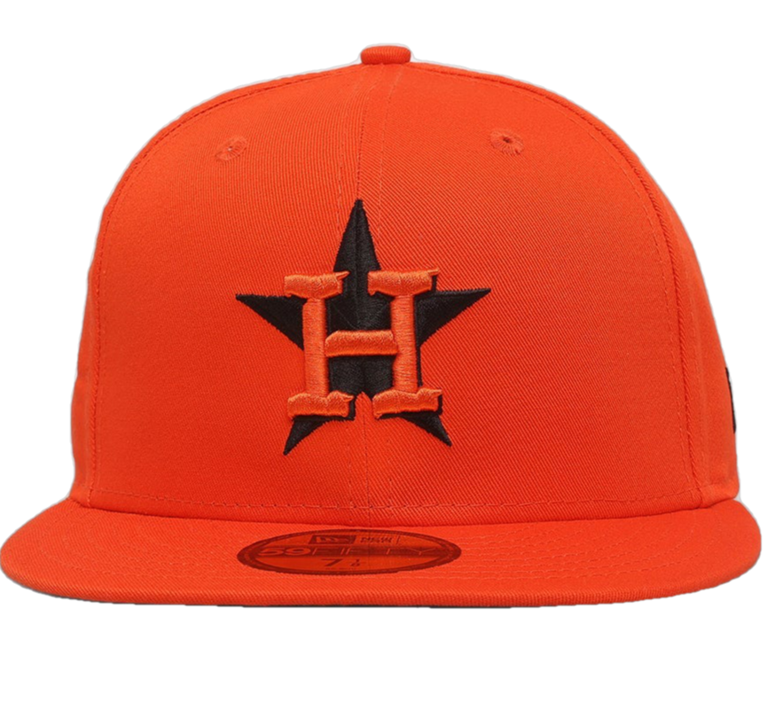 New Era x Culture Kings Houston Astros 'Pumpkin Orange' 59FIFTY Fitted Hat