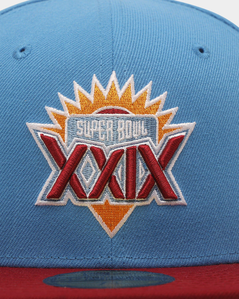 New Era San Francisco 49ers '1995 Super Bowl' Pastel Blue 2023 59FIFTY Fitted Hat