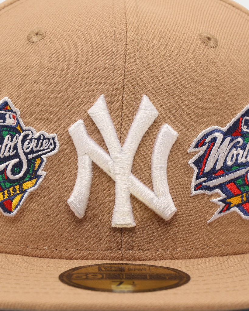 New Era New York Yankees 'World Series Multi Logo' Tumbleweed 2023 59FIFTY Fitted Hat