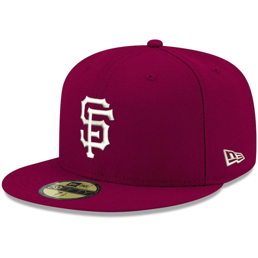New Era San Francisco Giants Cardinal Logo 59FIFTY Fitted Hat