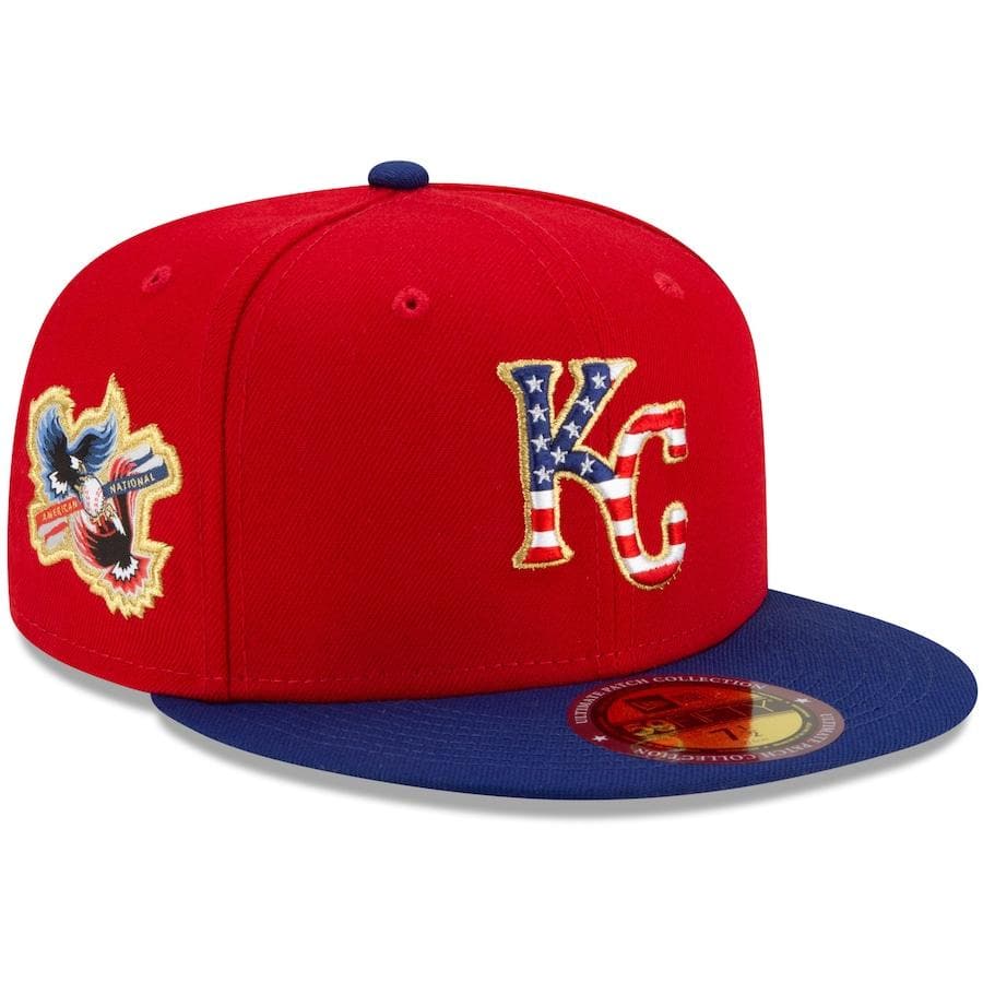 New Era Kansas City Royals Americana Patch Red 2021 59FIFTY Fitted Hat