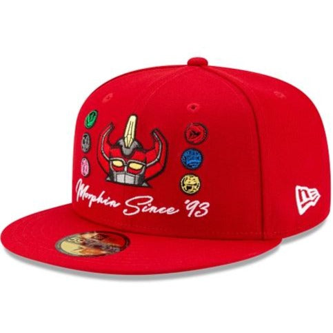 New Era Morphin Power Rangers Red 59FIFTY Fitted Hat