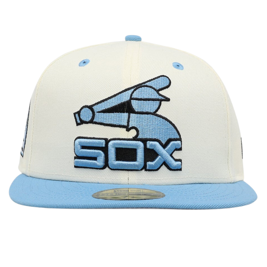 New Era Chicago White Sox 'Chrome University Blue' 59FIFTY Fitted Hat