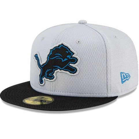 New Era Detroit Lions NFL Sideline Road 2021 White 59FIFTY Fitted Hat