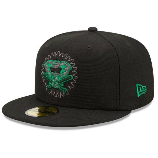 New Era Oakland Athletics Black/Kelly Green 50th Anniversary 59FIFTY Fitted Hat