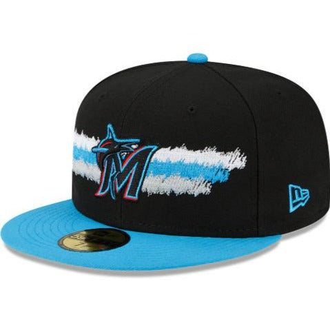 New Era Miami Marlins Scribble 59FIFTY Fitted Hat