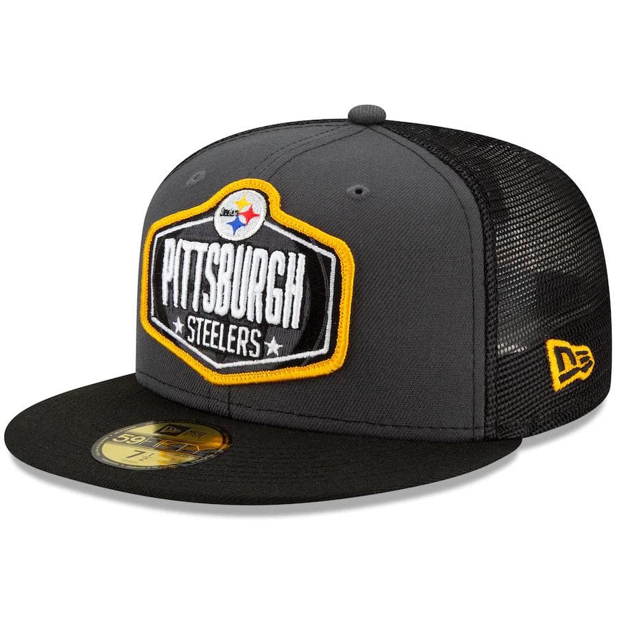 New Era Pittsburgh Steelers 2021 NFL Draft 59Fifty Fitted Hat
