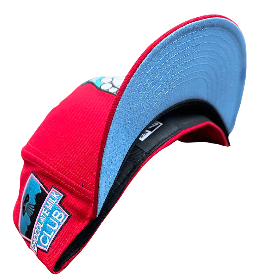 New Era x MILK Baseball Jug Red/Sky UV 59FIFTY Fitted Hat