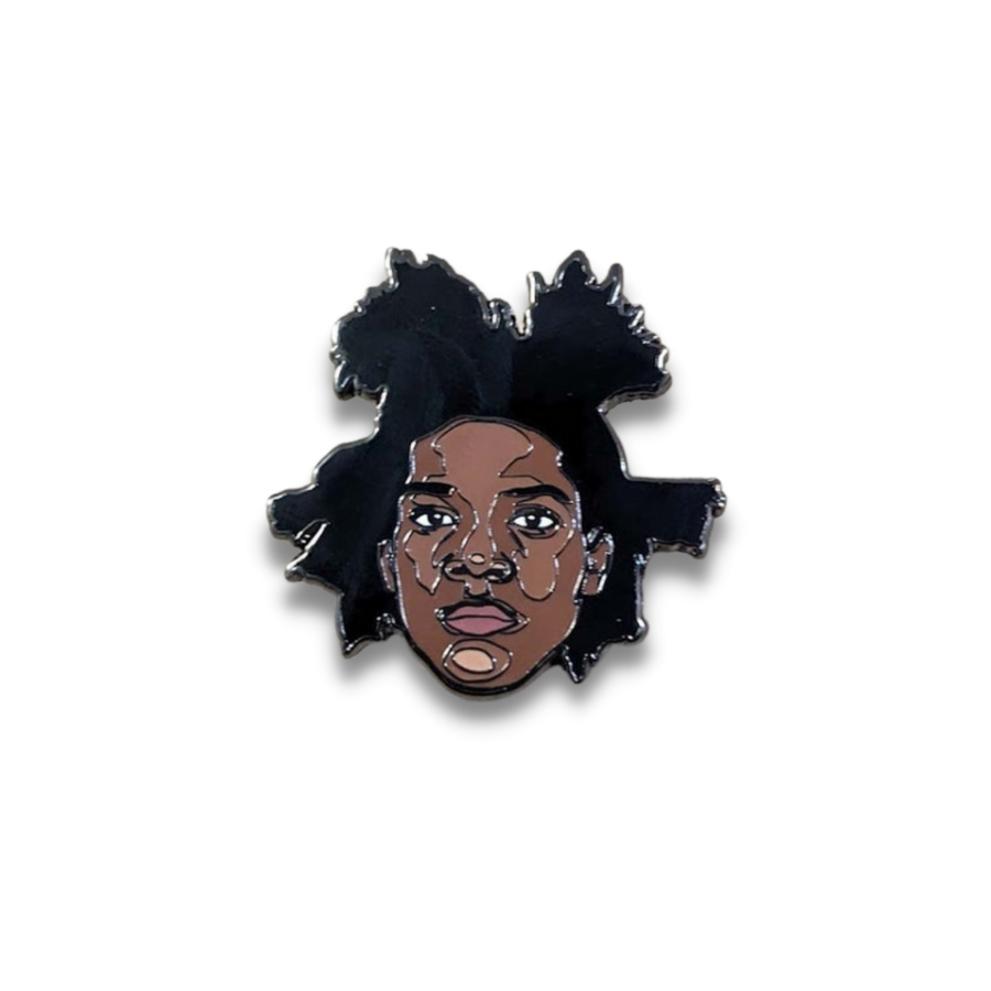 Jean-Michel Basquiat Fitted Hat Pin