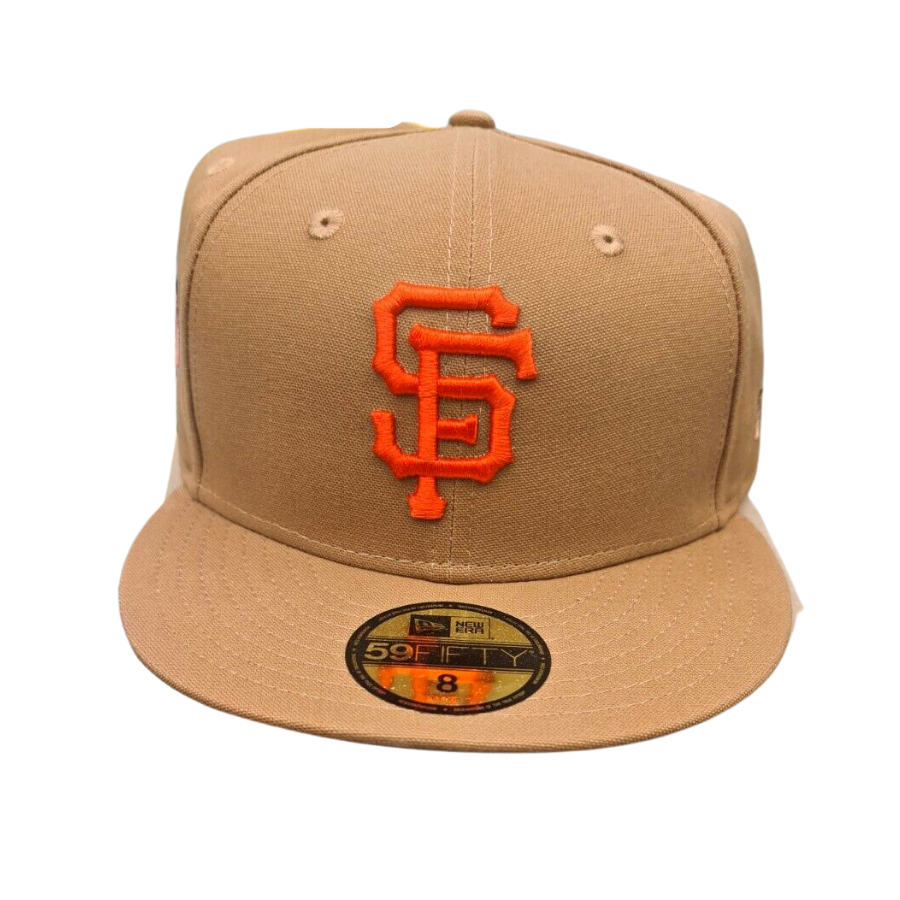 New Era San Francisco Giants Panama Tan 20 At 24 Patch 59FIFTY Fitted Hat