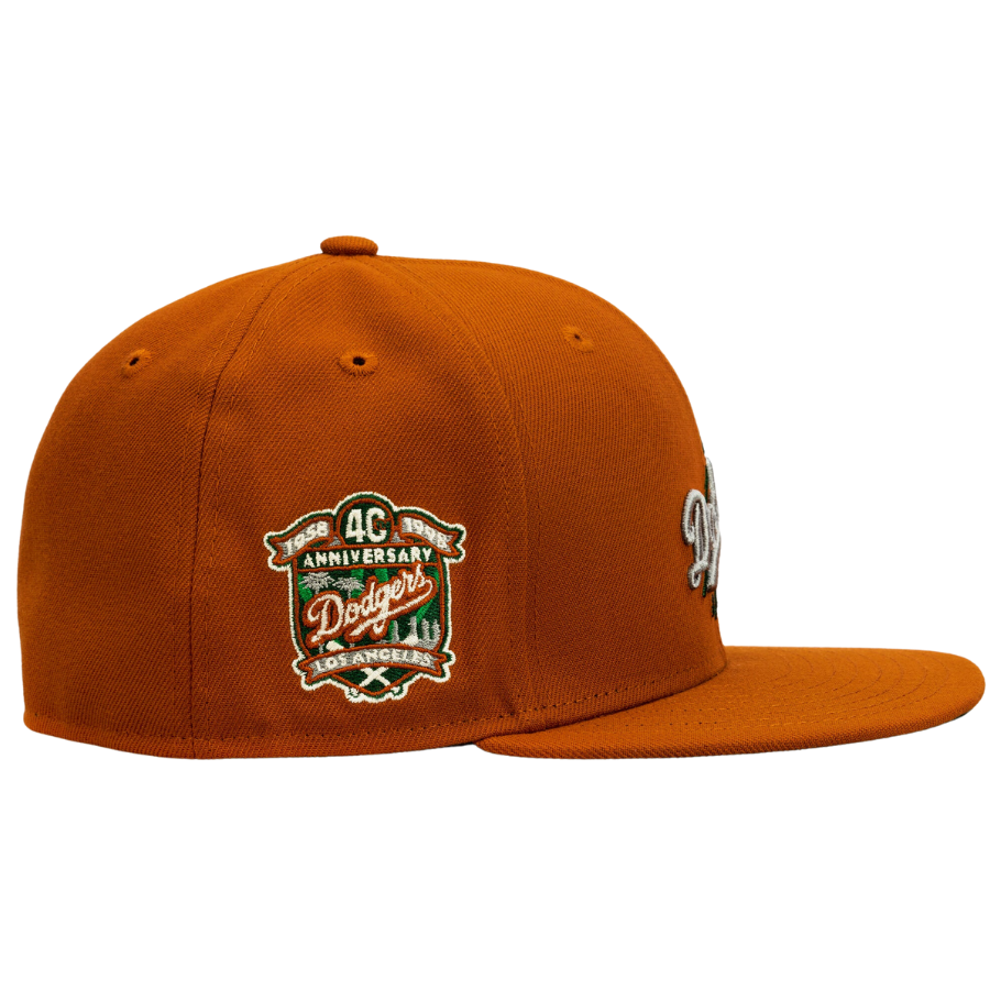 New Era x SP Los Angeles Dodgers Rust Orange 2023 59FIFTY Fitted Hat