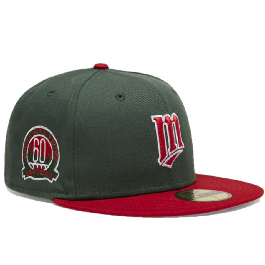 New Era x Snipes USA Minnesota Twins Poinsettia 59FIFTY Fitted Hat
