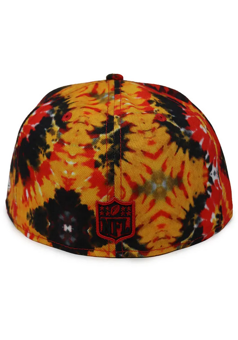 New Era Kansas City Chiefs Red/Black/orange Tie Dye 59FIFTY Fitted Hat