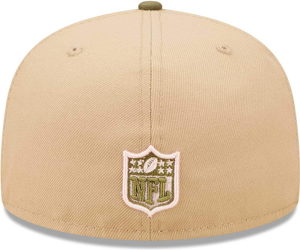 New Era Baltimore Ravens 10th Anniversary Saguaro Tan/Olive 59FIFTY Fitted Hat
