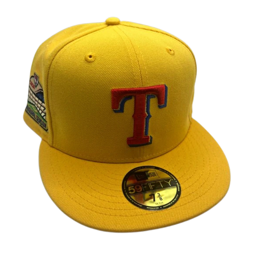 New Era Texas Rangers "Toblerone Swiss Milk Chocolate Raisins, Honey, Almond Nougat" 59FIFTY Fitted Hat