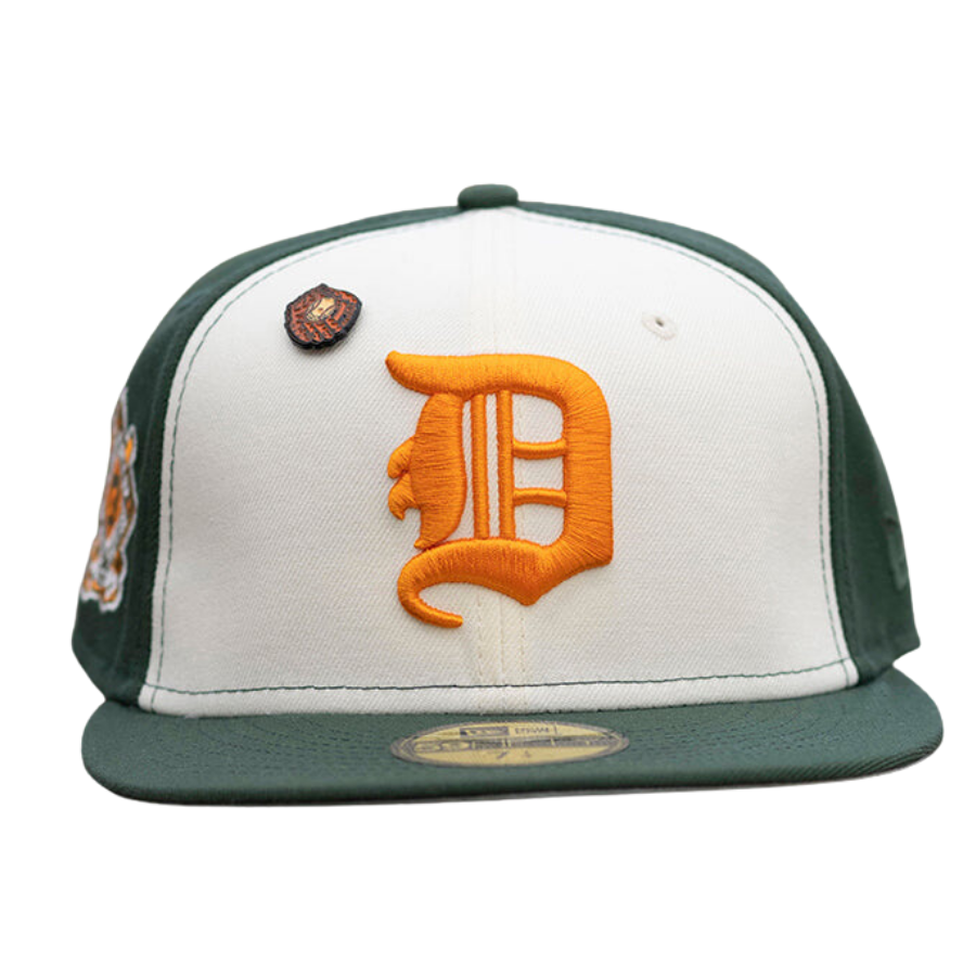 New Era Detroit Tigers 1905 World Series Chrome/Dark Green 59FIFTY Fitted Cap
