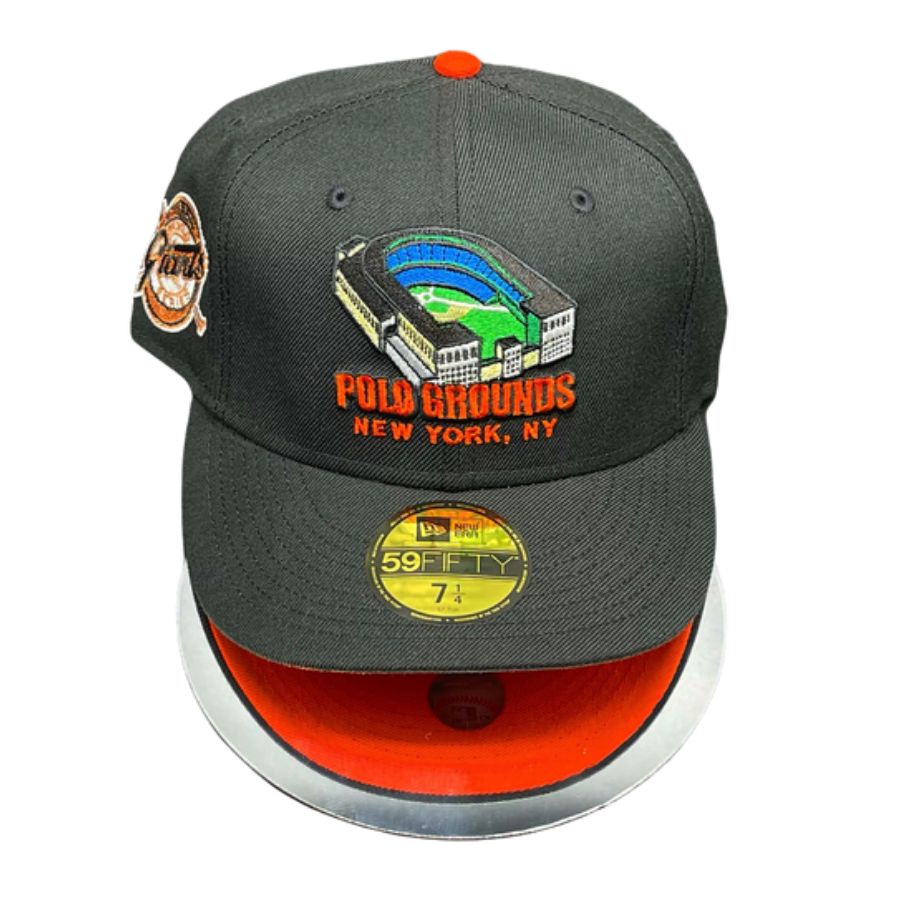 New Era New York Giants Polo Grounds 1954 All-Star Game Black/Orange 59FIFTY Fitted Hat