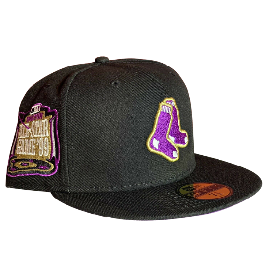 New Era Boston Red Sox Black/Purple/Gold 1999 All-Star Game 59FIFTY Fitted Hat