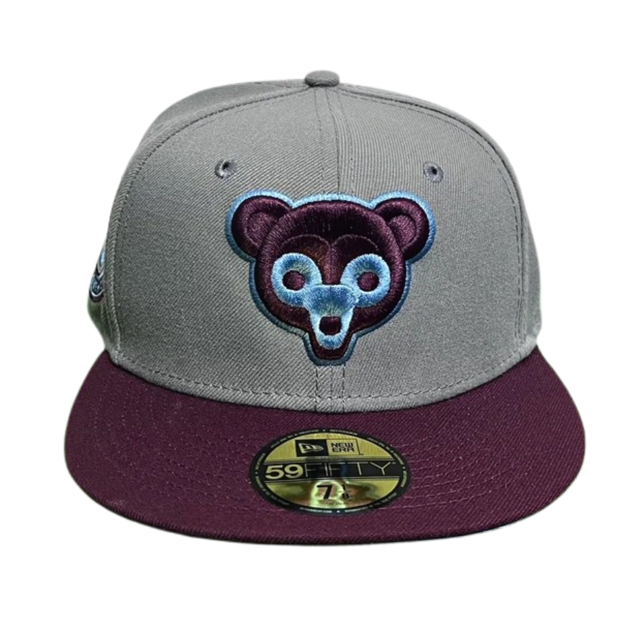 New Era Chicago Cubs Gray/Purple 1962 All-Star Game Sky Blue Undervisor 59FIFTY Fitted Hat