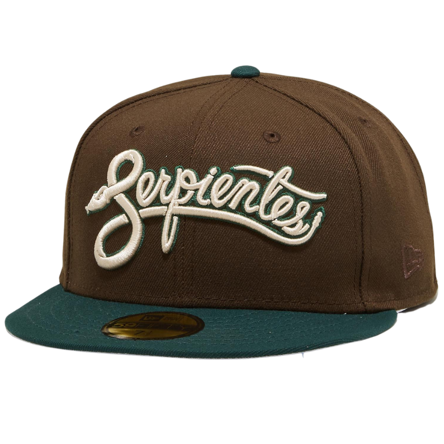 New Era x Eblens Serpientes Walnut/Pine Green 59FIFTY Fitted Hat