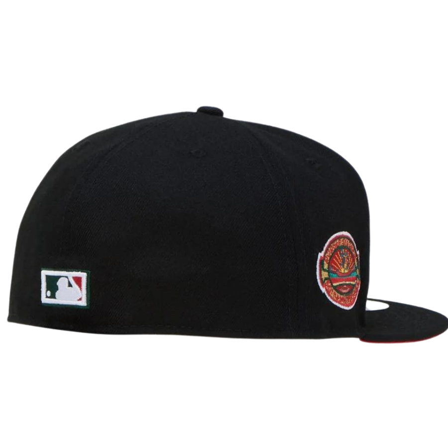 New Era Los Angeles Dodgers Black/Red Palm Tree 59FIFTY Fitted Hat