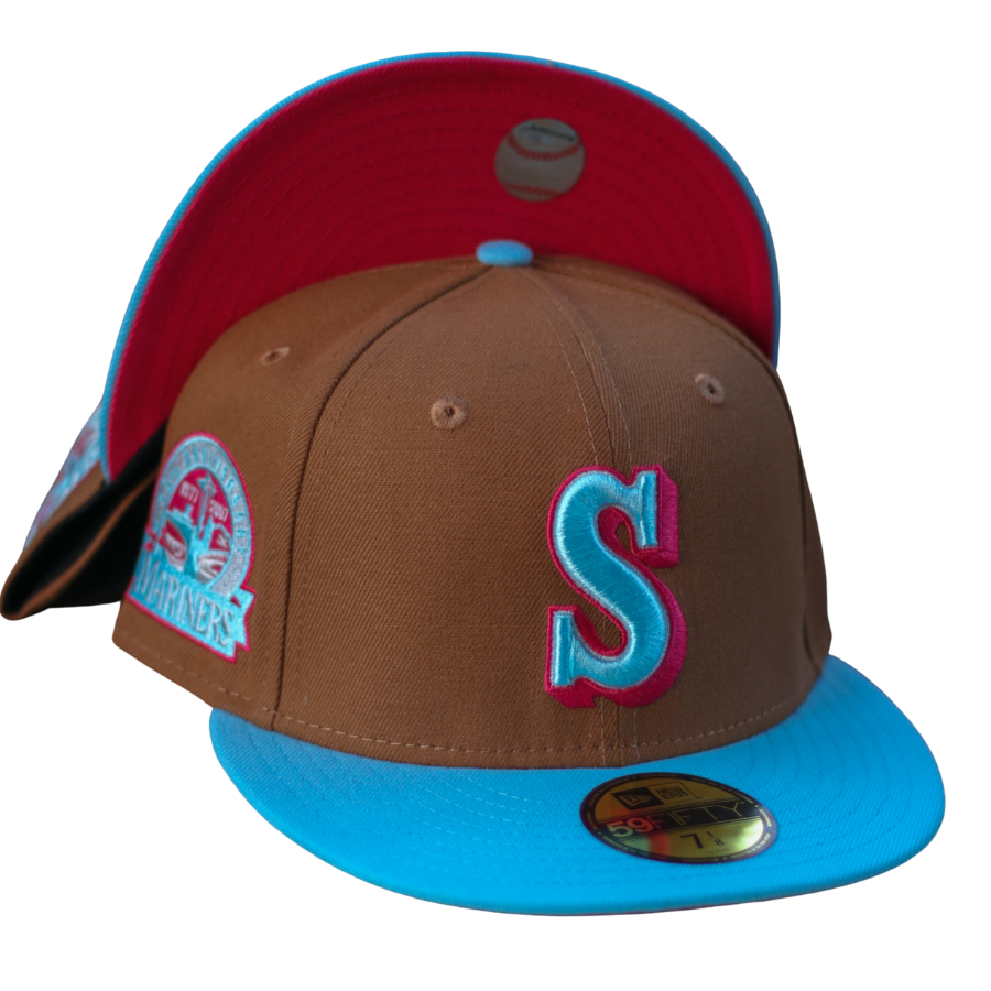 New Era Seattle Mariners Bronze/Sky Blue 30th Anniversary 59FIFTY Fitted Hat