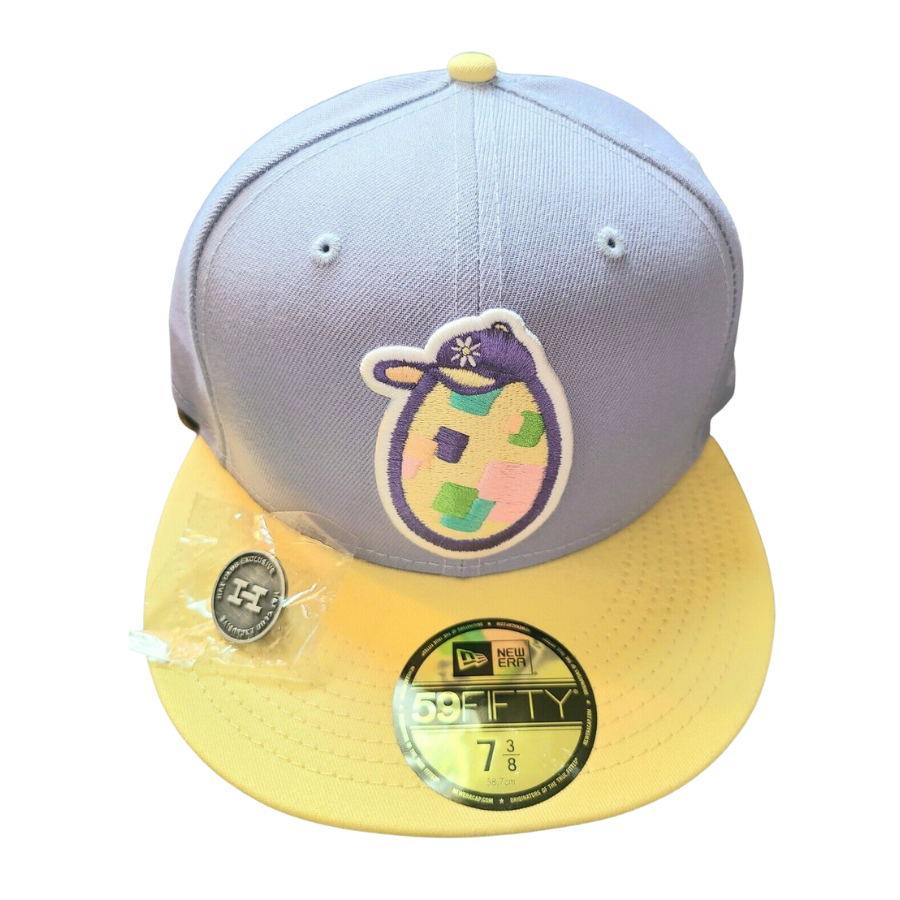 New Era Dionic Easter Egg Peach Undervisor 59FIFTY Fitted Hat