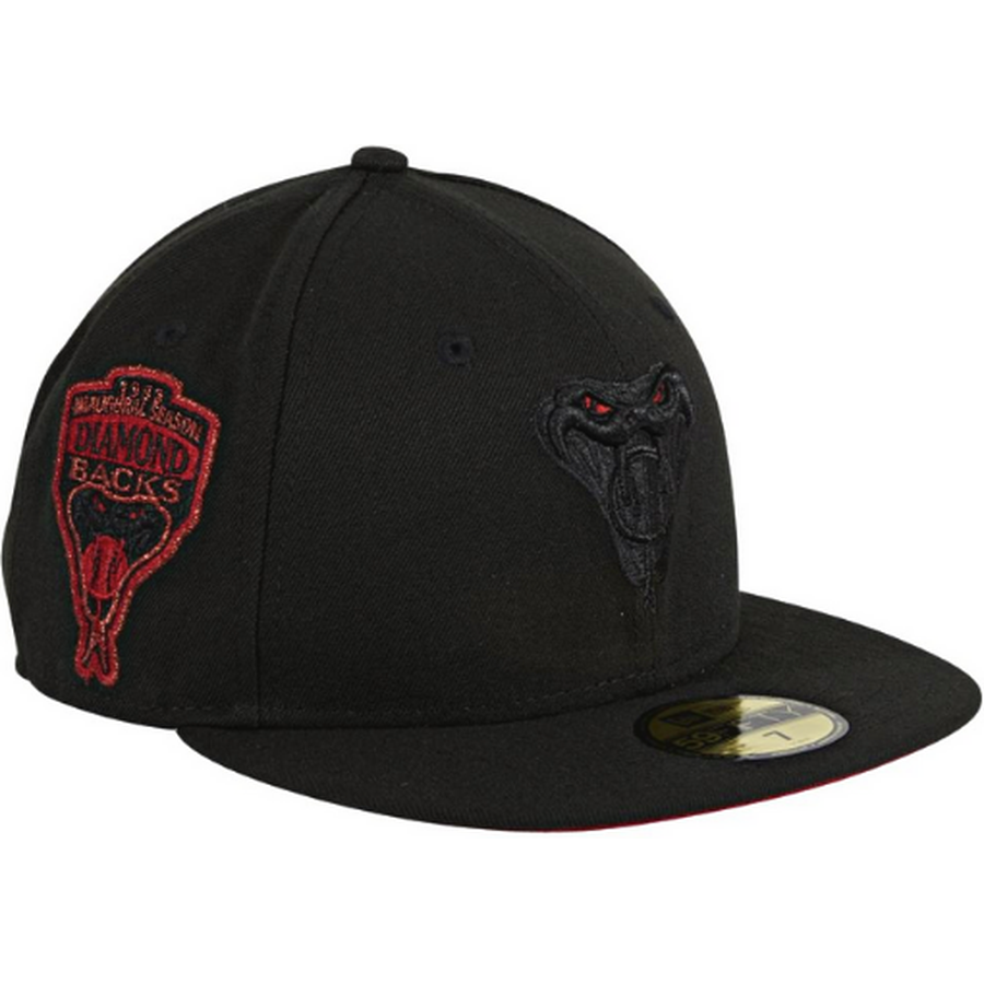 New Era Arizona Diamondbacks Black/Red 1993 Inaugural Season 59FIFTY Fitted Hat