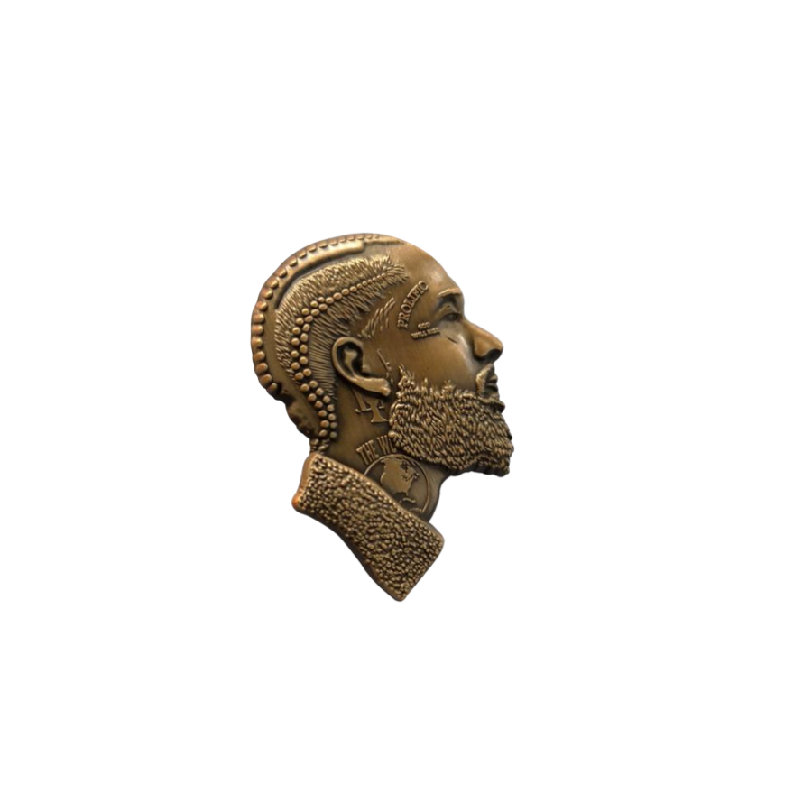 Nipsey Hussle Bronze Lapel Fitted Hat Pin