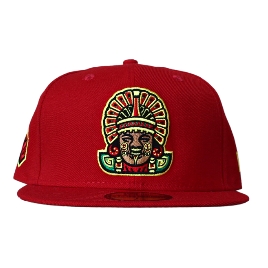 New Era RxCxG Aztec Warrior Red 59FIFTY Fitted Hat