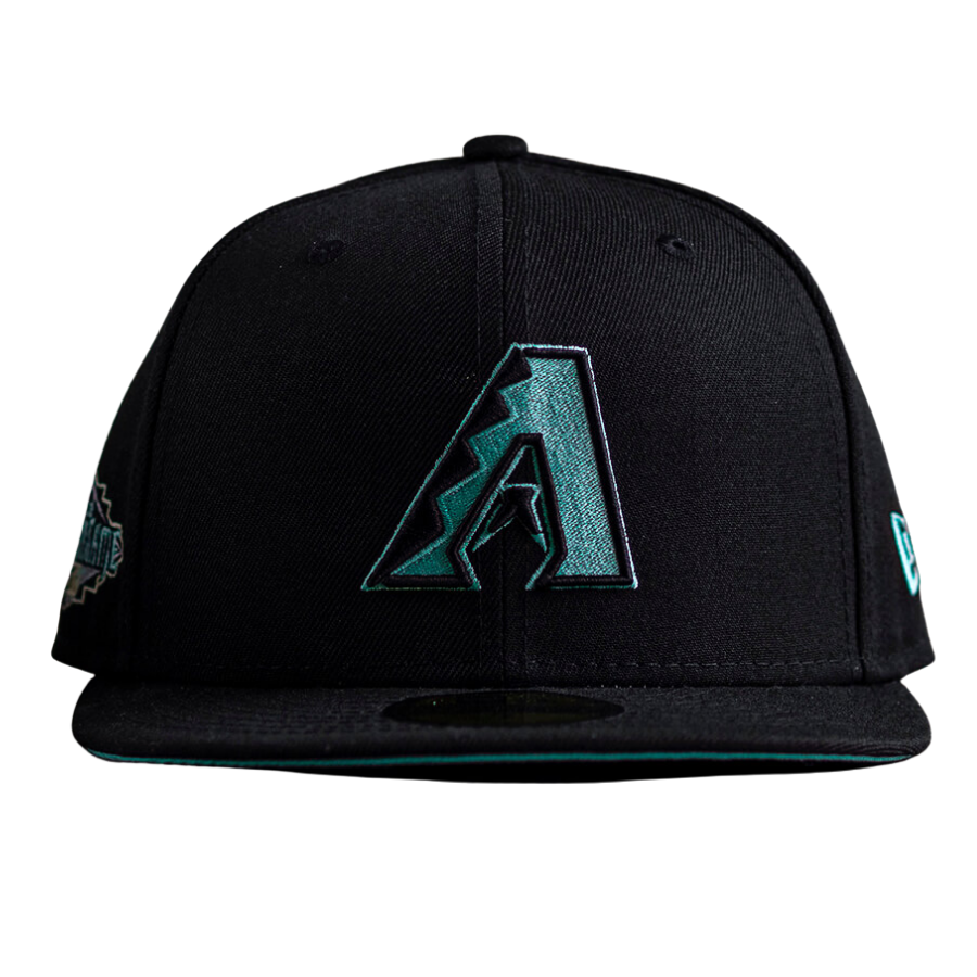 New Era Arizona Diamondbacks Black/Crystal 2011 All-Star Game Mint Undervisor 59FIFTY Fitted Hat