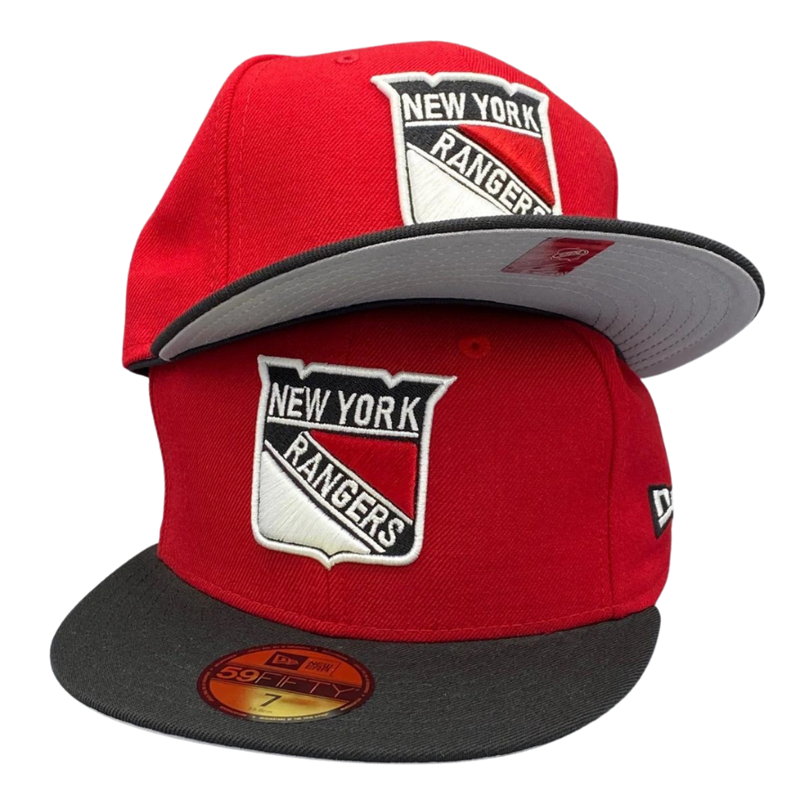 New Era New York Rangers Red/Black/White 59FIFTY Fitted Hat