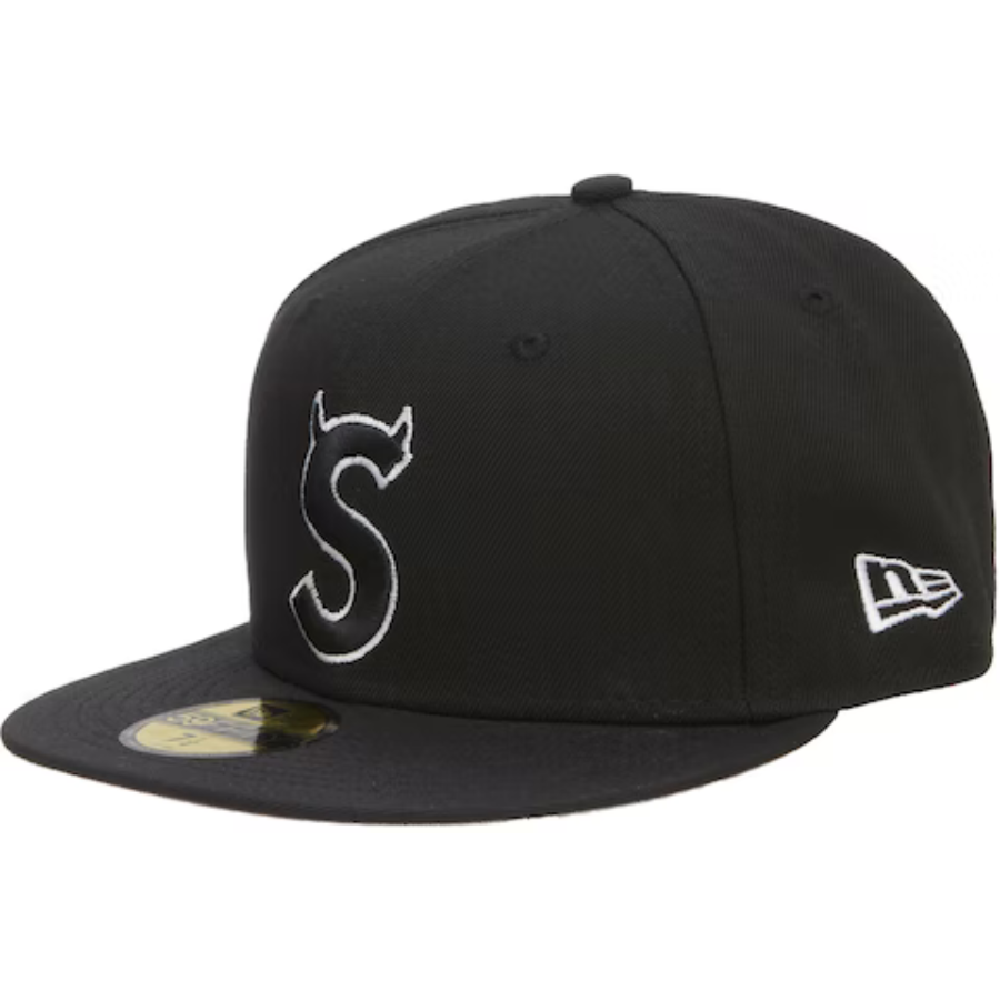 New Era Supreme Devil Horn Logo Black 59FIFTY Fitted Hat