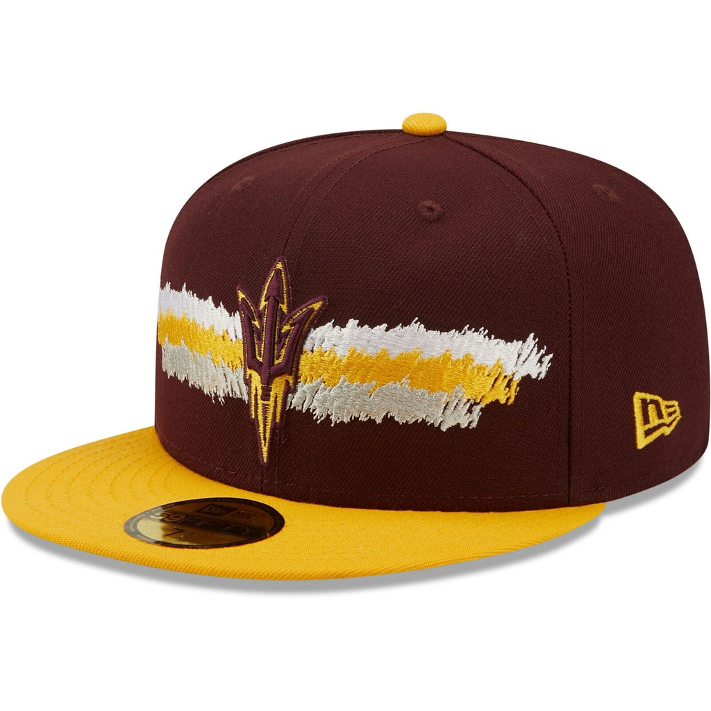 New Era Arizona State Sun Devils Maroon Scribble 59FIFTY Fitted Hat