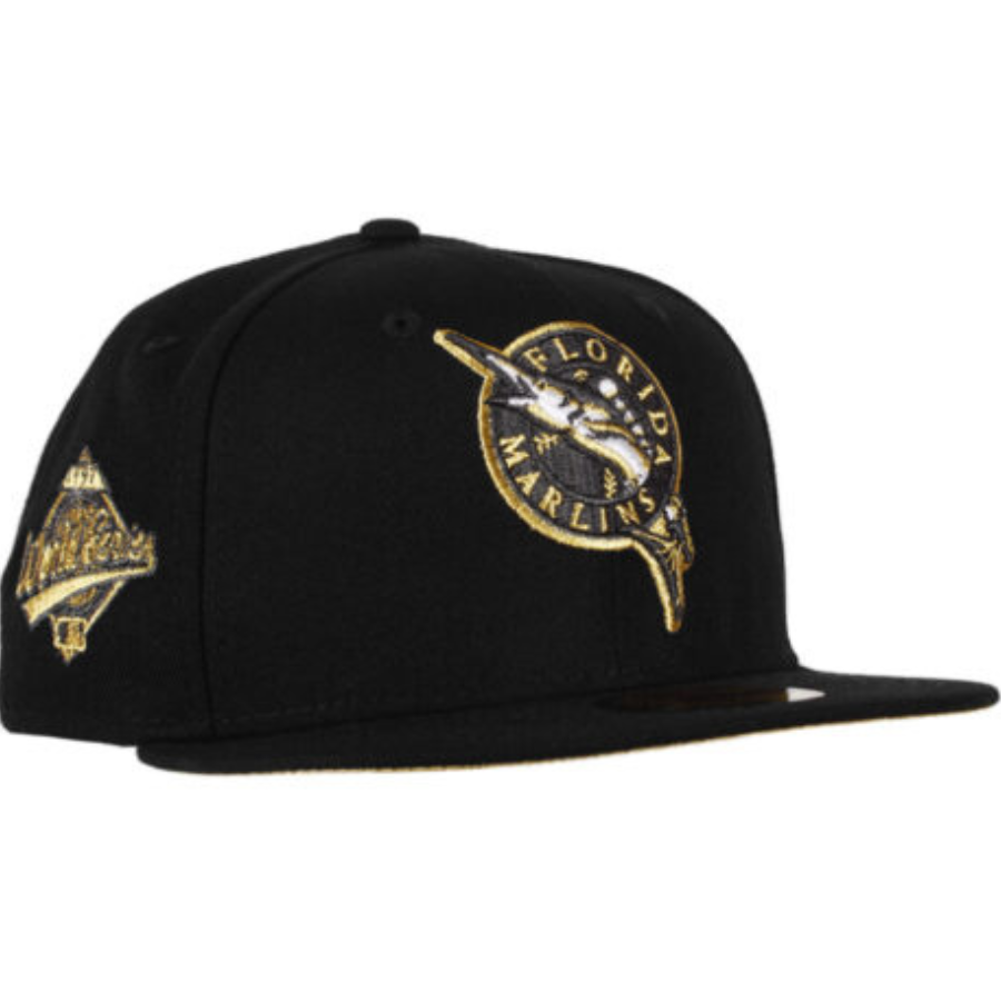 New Era Florida Marlins Black/Gold 1997 World Series 59FIFTY Fitted Hat