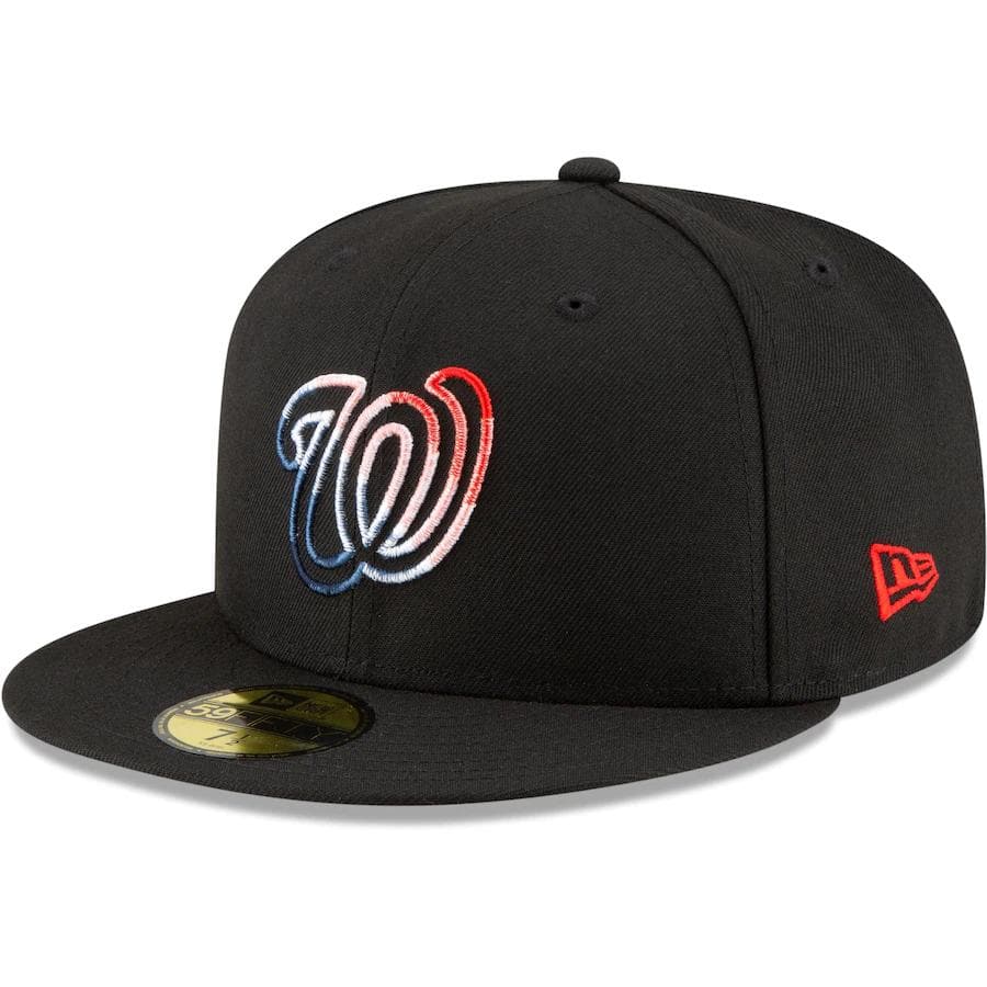 New Era Washington Nationals Gradient Feel Black 59FIFTY Fitted Hat